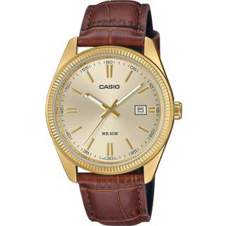Casio MTP-1302PGL-9AVEF Herrenuhr Quarz mit Lederband