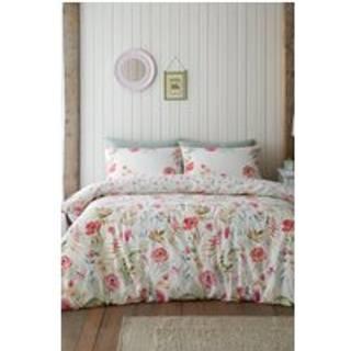 Catherine Lansfield Catherine Lansfield Natural Ella Poppy Floral Reversible Duvet Cover Set