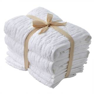 SKL Home Cloudsoft Cotton Luksus 6-delt håndklæde Set hvidt