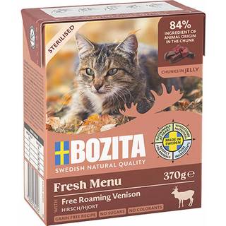 Bozita Feline Sterilized Tetra Pieces i gelé Hjorte 6x370 g
