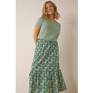 M & Co Ditsy Blomster Tryk Tiered Midi NederdeleEU 40 (UK 12)