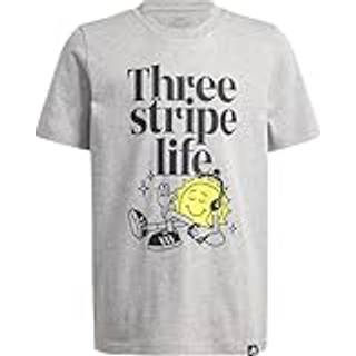 Positivity Table Graphic T-Shirt - Medium Grey Heather - 176