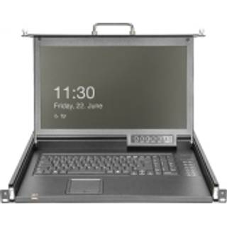 17" DIGITUS KVM console - Full HD (1080p) - 17"