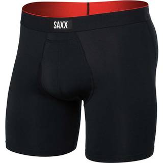 Saxx Multi-Sport Mesh Boxer Brief Fly Syntetisk undertøj Herrer størrelse S farve sort