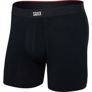 Saxx Vibe Xtra Boxer Brief Fly Syntetisk undertøj Herrer størrelse L farve sort