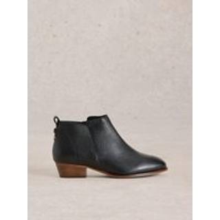 White Stuff White Stuff Opdrættet pasform Læder Ankel Støvler