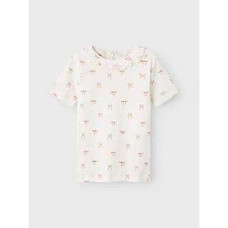 Lil Atelier Coconut Milk Sløjfe Top
