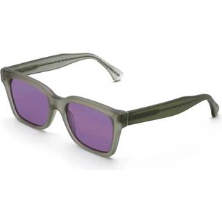 Retrosuperfuture Unisex R2O America Fragment Solbriller Acetat Grå Violet Firkantet Normal