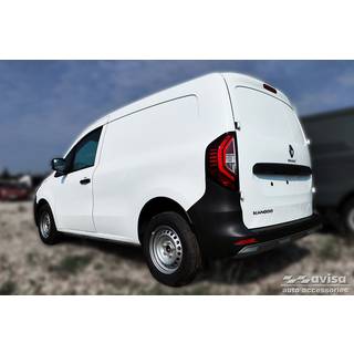 Læssekantbeskytter - Renault Kangoo III Furgon 4-dørs / Nissan Townstar 2021-> Rustfrit Stål - Sort Børstet Stål