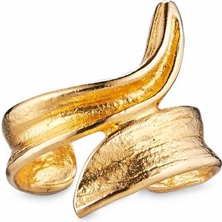 Flora Danica - Græs ear cuff i 22kt guldbelagt sterling sølv - gr-eacu-g