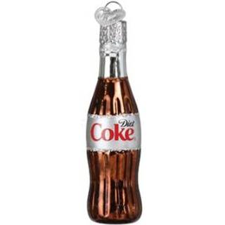 Old World Christmas Gumdrops Mini Diet Coke Bottle Glass Blown Ornament för julgran