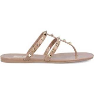 Valentino Garavani Rockstud PVC thong sandals - beige - EU 37