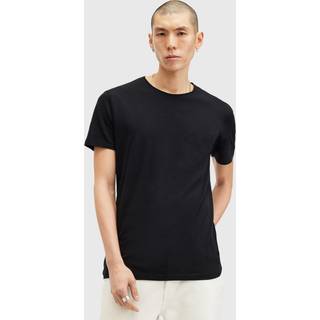 All Saints AllSaints Black 100% Cotton Figure Shortsleeve Crew T-Shirt