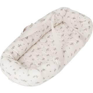 Garbo&Friends Blåklokke satin quiltet babynest 43x87x16 cm