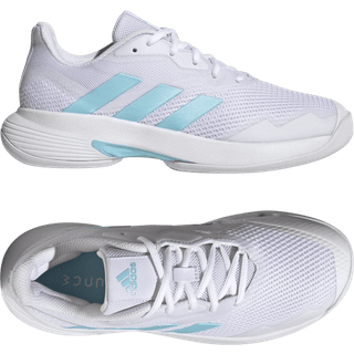 CourtJam Control Tennis sko - Cloud White / Bliss Blue / Cloud White - 44