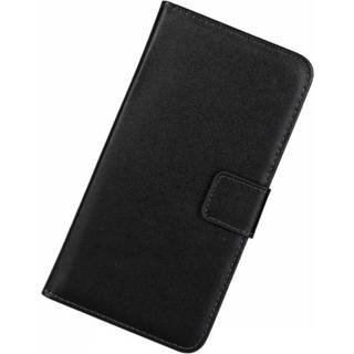 Plånboksfodral Sony X Compact, Äkta skinn, Svart