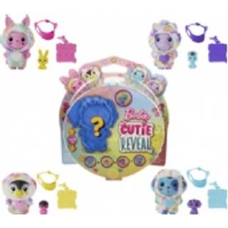 Barbie Cutie Reveal Animal Color Dream-Themed Pet & Accessories med 5 overraskelser inklusive mini k?ledyrsfarve?ndring og klip