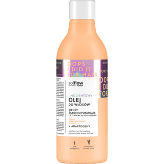 so!flow Medium Porosity Fugtende olie Til at behandle kruset hår 150 ml - 150 ml