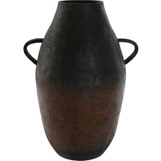 Home ESPRIT Vase Home ESPRIT Brun Sort Metal Vintage 38 x 29 x 51 cm