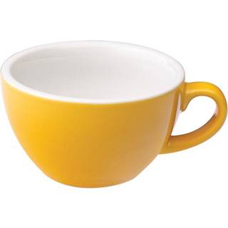 Loveramics Egg flat white kop 150ml - Yellow