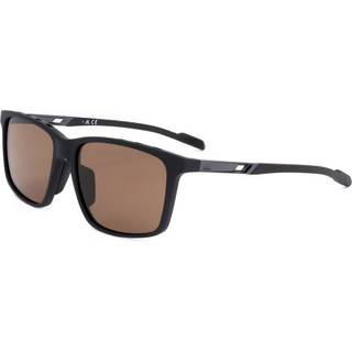 Adidas SP0050-F Asian Fit Polarized 02E 57 Solbriller Mænd Black - Matte Black - 57mm