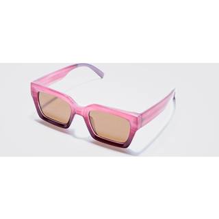 Mens Resin Frame Sunglasses In Red