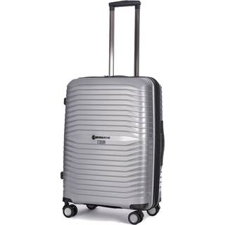 Stratic Bright + 4-Rollen Trolley M 66 cm - Silver