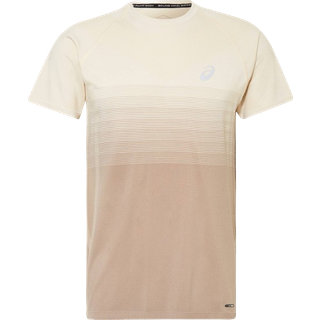 Asics Men's Seamless SS Top Oatmeal/Moonrock, XS