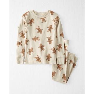 Lille planet af Carters baby 2-stykke pyjamas lavet med organisk bomulds pepperkage