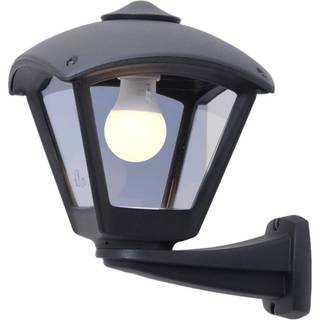 Fumagalli LED udendørs væglampe Nardo/Dario, Sort, Plast