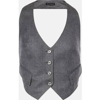 Tom Ford Wool twill vest - grey - M