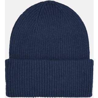 Merino Wool Hat Navy Blue (One Size)