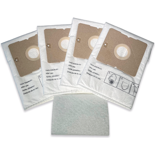 Støvsuger til Nilfisk Force 66,122,144 serien - 4 stk + 1 filter