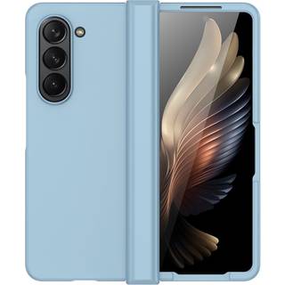 EIDERWOOD Samsung Galaxy Z Fold6 Gummibelagt Hård Plastik Bagside Cover - Lyseblå