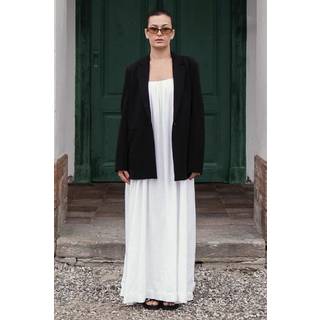Neo Noir Allie Soft Linen Kjole - Hvid - str. 40