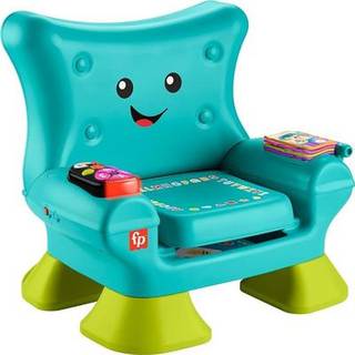Fisher-Price Toddler Learning Toy Laugh & Learn Smart Scenes stol med musiklys og aktiviteter for sp?db?rn i alderen 1+ ?r Teal