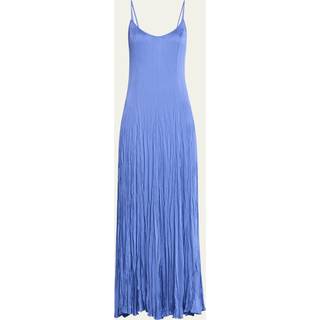 MK Jamison Crushed Charmeuse Slip Dress - Blue - Michael Kors - EU 34