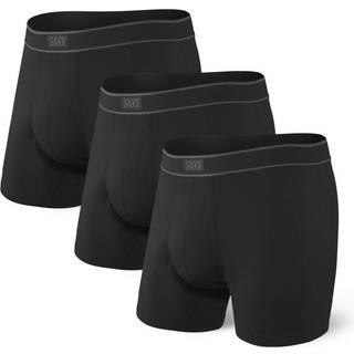 Saxx Daytripper Boxer Brief Fly 3-Pack Syntetisk undertøj Herrer størrelse XXL farve sort
