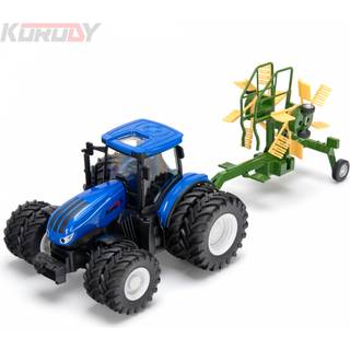 Kordy KO6637HB RC Traktor med dobbelt hjul og høvender 1:24｜RC Kongen