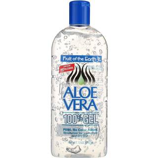 Fruit of the Earth 100% Aloe Vera Gel 340 g – Ren, beroligende plantegel til hud, hår og after sun