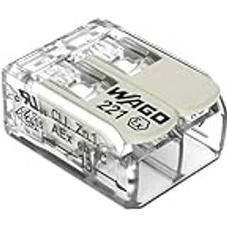 Wago 221 ex serie 2-leder med vippepaler 6mm²
