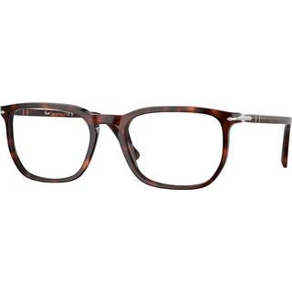 Persol Unisex PO3339V 24 Optiske stel Acetat Skildpadde Transparent Firkantet Normal