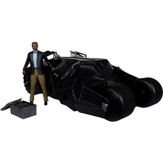 DC Multiverse Vehicle Tumbler with Lucuis Fox (The Dark Knight) (Gold Label)