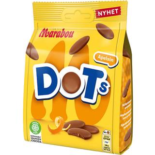 Marabou Dots Appelsin 120 g