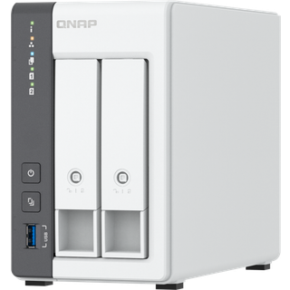 QNAP TS-216G 2-Bay NAS/storage Value Tower Server, hvid