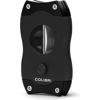 COLIBRI cigar cutter "V-Cut" kerfcut black/rosegold 23mm
