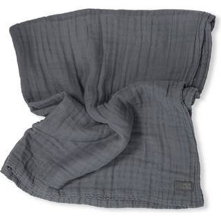 Vinter & Bloom Tæppe Musselin EKO, Storm Blue
