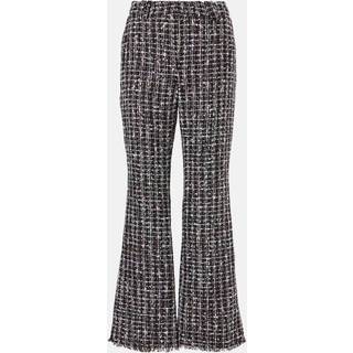 Balmain Tweed flared pants - black - XL