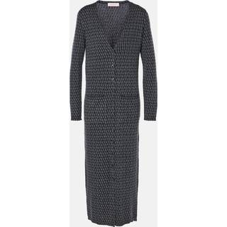 Valentino Toile Iconographe wool maxi dress - grey - XS