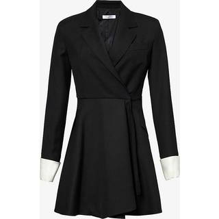 Max Mara Sella virgin wool shirt dress - black - L-XL